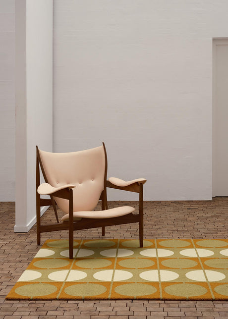 Rund matta av Finn Juhl - L: 175 x B: 175 cm / FJ 6317-N - Natur (beige-nature) - Jacobsen Plus