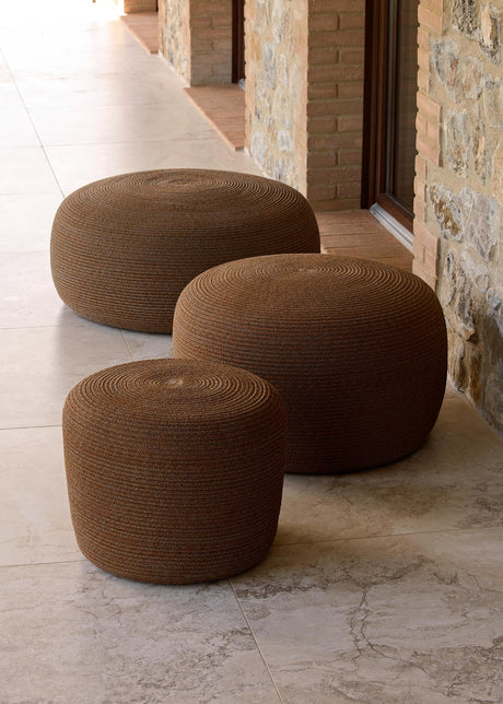 Circle Fotpall, liten från Cane-line - Dark Grey - Jacobsen Plus