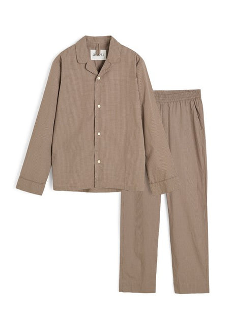 Classic Pyjamas Check – Mix Fossil från Aiayu - XS - Jacobsen Plus