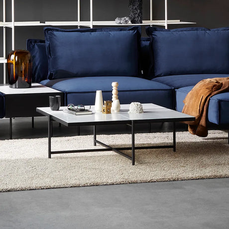 Soffbord 90, vit marmor från HANDVÄRK - 3 - Jacobsen Plus