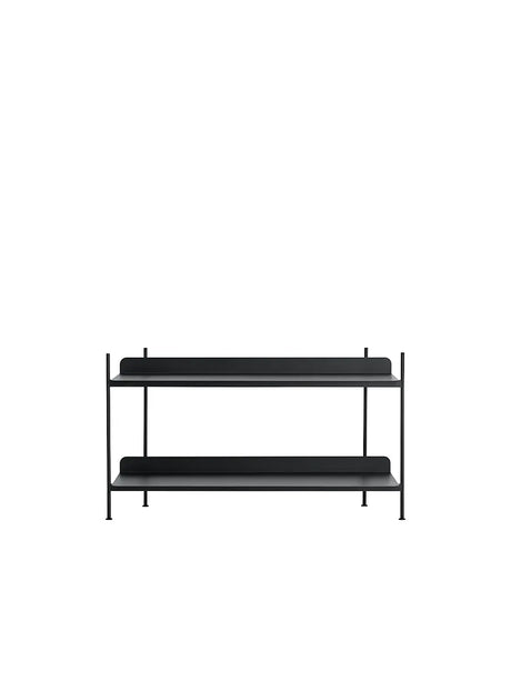 Compile Hyllsystem, konfiguration 1 från Muuto - Black - Jacobsen Plus