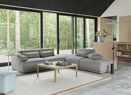Connect Soft Modulär 3 pers. soffa, kombination 1 från Muuto - Re-Wool 128 - Jacobsen Plus