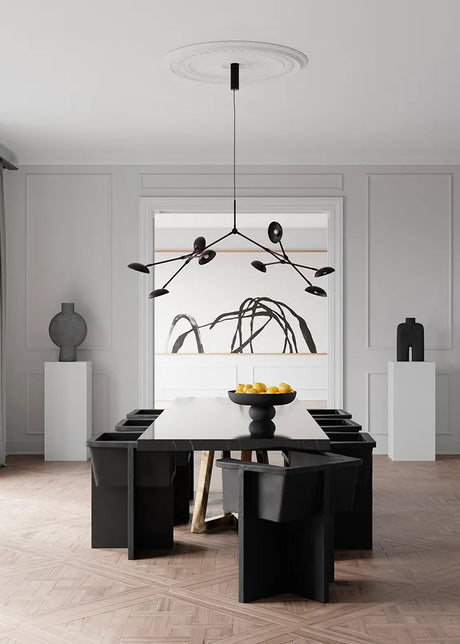 Drop Ljuskrona, bränd svart från 101 Copenhagen - 2 - Jacobsen Plus
