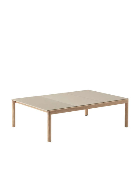 Couple soffbord, 120 x 84 cm från Muuto - Pale Blue - Dark Oiled Oak / Plain - Jacobsen Plus