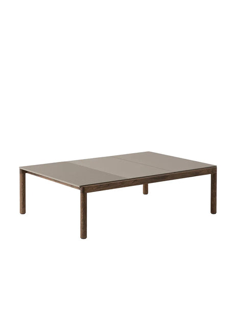 Couple soffbord, 120 x 84 cm från Muuto - Pale Blue - Dark Oiled Oak / Plain - Jacobsen Plus