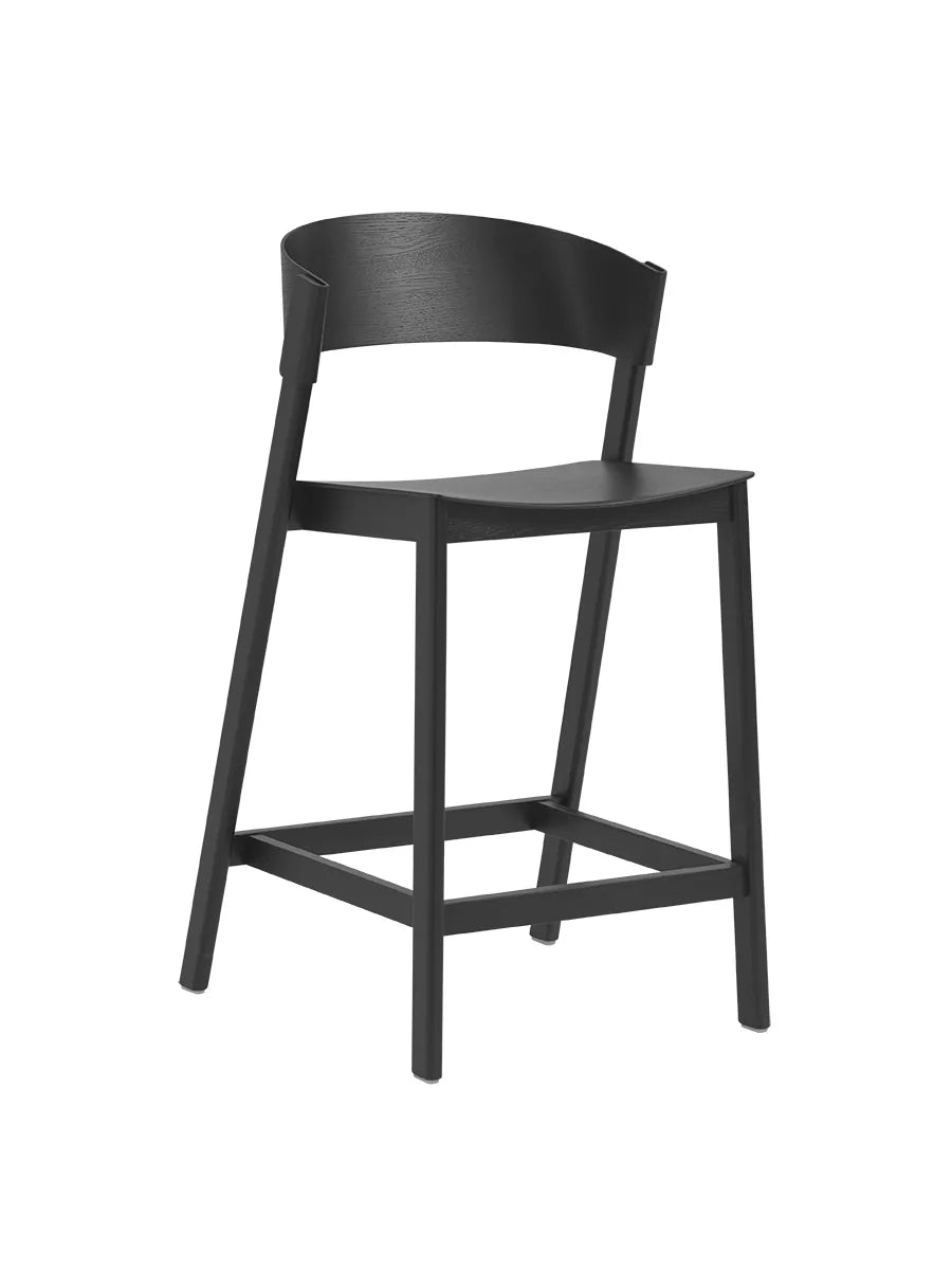 Cover Counter Stool, svart från Muuto - 1 - Jacobsen Plus