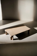 Doric soffbord 140 x 80 cm, neutralvit travertin från GUBI - 6 - Jacobsen Plus