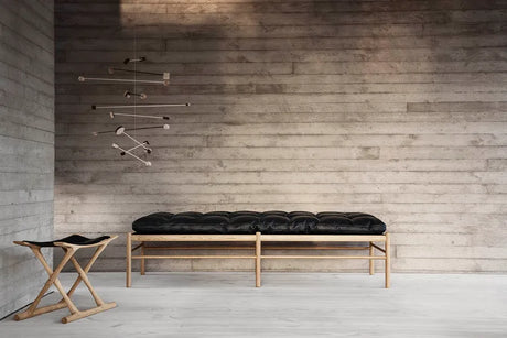 OW150 Daybed av Ole Wanscher - Ek-stofgruppe 1 / Såpbehandlad - Jacobsen Plus