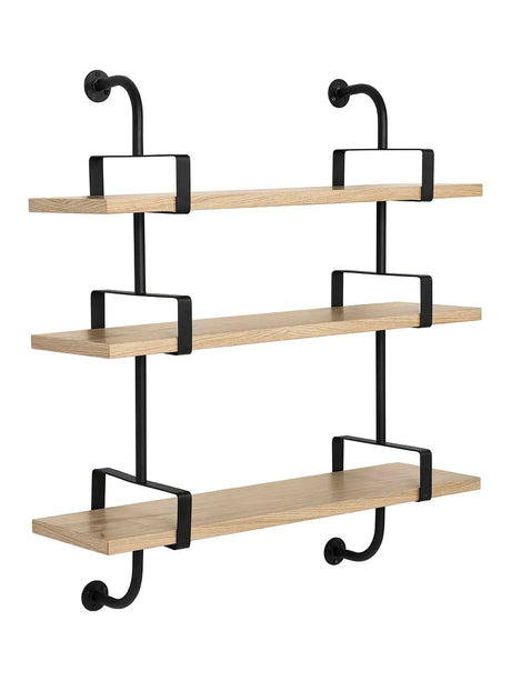 Démon 3 Hyllor från GUBI - L: 215 cm / Sortbejdset ask - Jacobsen Plus