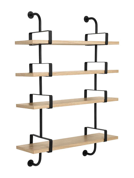 Démon 4 Hyllor från GUBI - L: 215 cm / Sortbejdset ask - Jacobsen Plus