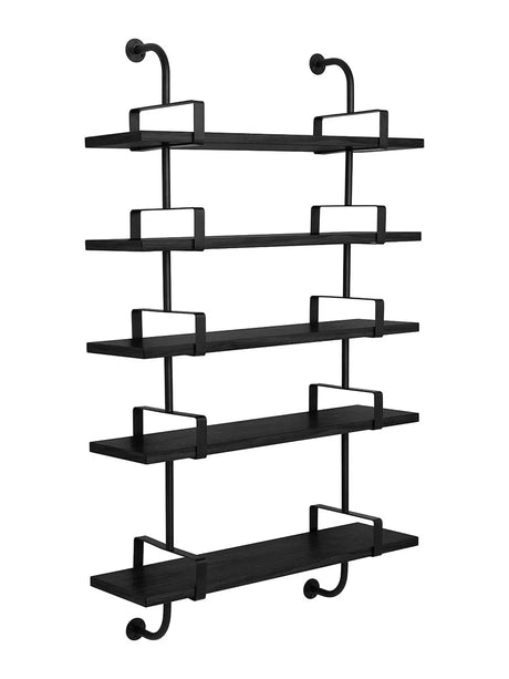 Démon 5 hyllor från GUBI - L: 215 cm / Sortbejdset ask - Jacobsen Plus