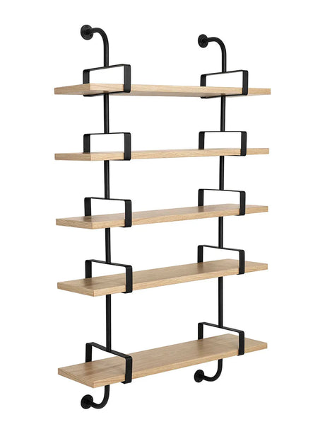 Démon 5 hyllor från GUBI - L: 215 cm / Sortbejdset ask - Jacobsen Plus