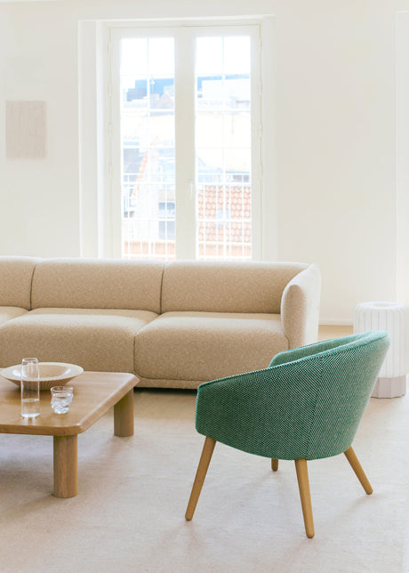 Konami 2½ pers. Soffa, loop 42 från Fredericia Furniture - 2 - Jacobsen Plus