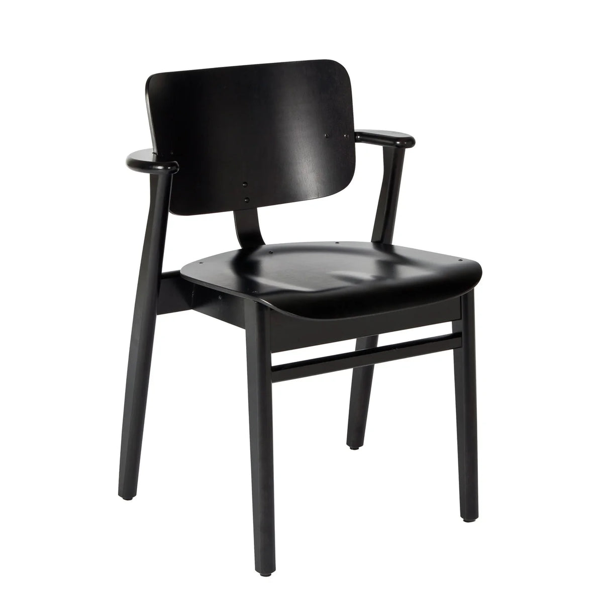 Domus-stol från Artek - Birch black stained - Jacobsen Plus