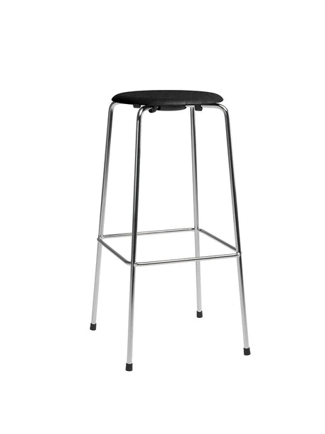 Dot Hög Barstol m. 4 ben, svartlackerad ask av Arne Jacobsen - Jacobsen Plus