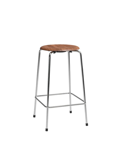 Dot Barstol med 4 ben, valnötsfaner av Arne Jacobsen - 1 - Jacobsen Plus