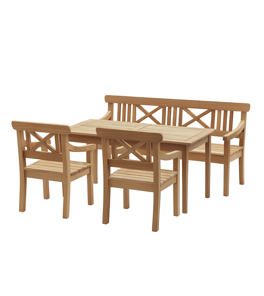 Skagerak Drachmann Set i Teak från Fritz Hansen - 1 - Jacobsen Plus