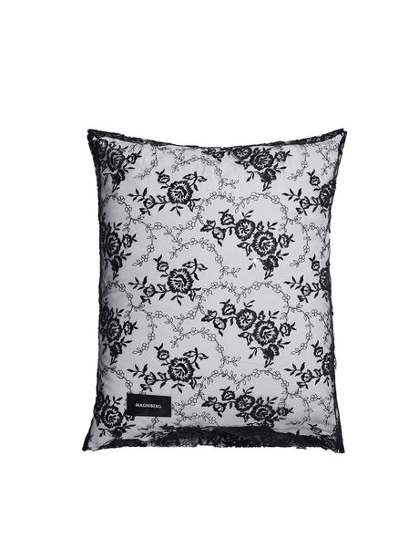 Rose Lace Pillow Cover Single från Magniberg - Black / 50 x 70 cm - Jacobsen Plus