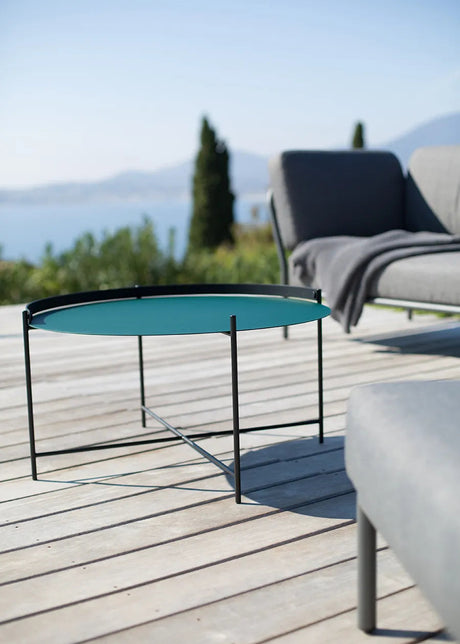 Edge Tray Table, Ø 76 cm från Houe - Olive Green - Jacobsen Plus