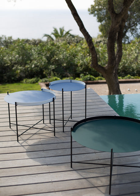 Edge Tray Table, Ø 46 cm från Houe - Black - Jacobsen Plus