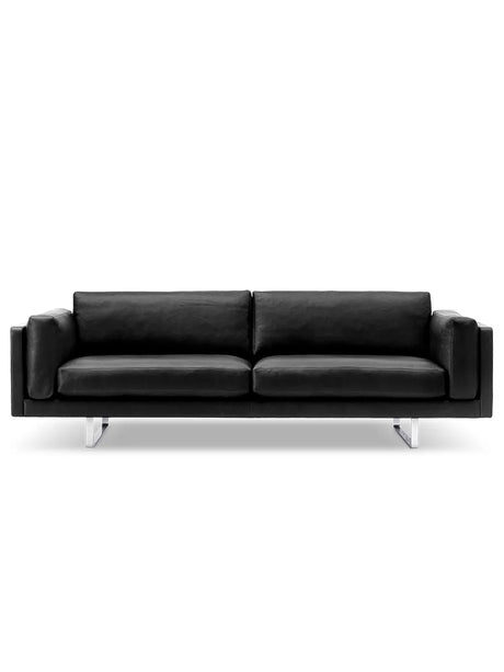 EJ 280 Pure Soffa i svart läder från Erik Jørgensen - Jacobsen Plus