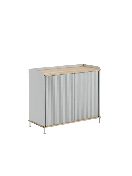 Enfold Skänk, 100 x 45 cm från Muuto - Black - Jacobsen Plus