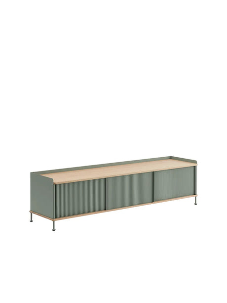 Enfold Sideboard, 186 x 45 cm från Muuto - Black - Jacobsen Plus