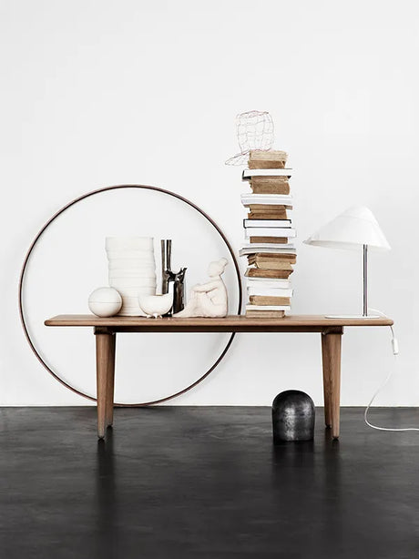 CH011 Soffbord från Carl Hansen & Søn - B: 130 x D: 55 x H: 44 cm / Svart - Jacobsen Plus