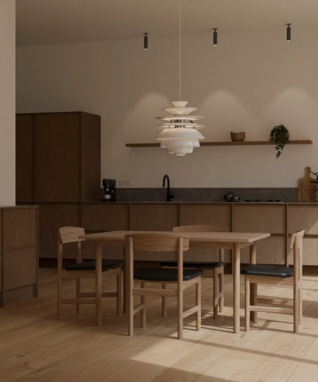 ESSENTIAL OAK Matbord 140x90 cm ekfanér, från WB Manufaktur - 3 - Jacobsen Plus
