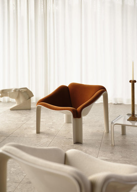 F300 loungestol från Gubi - Molé - Alpaca Alto Dedar 015 - Jacobsen Plus