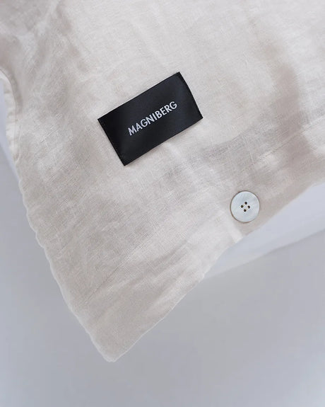 Mother Linne Duvet Cover Enkel 140x220 cm från Magniberg - Bluish Grey - Jacobsen Plus