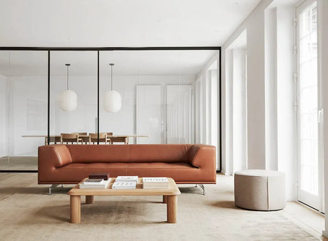 Delphi Soffa från Fredericia Furniture - EJ450 (4510: L:205 cm) / Lædergruppe 1 - Jacobsen Plus