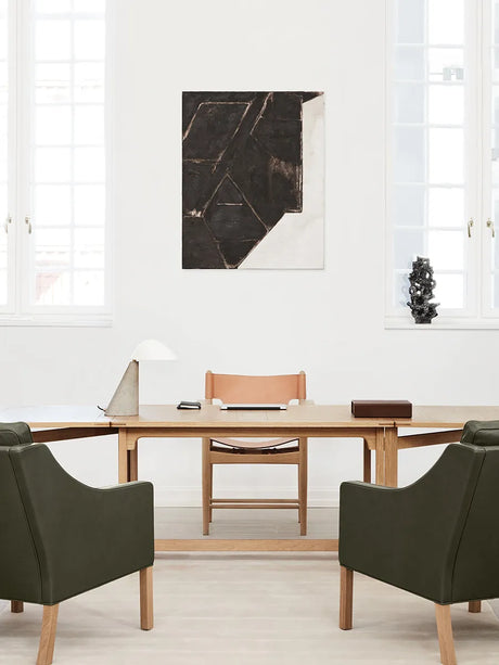 BM 71 Biblioteksbord av Børge Mogensen - Ek lak - Jacobsen Plus