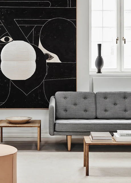 No. 1 Soffa 3-sits, Fiord av Børge Mogensen - Fiord 151 - Jacobsen Plus