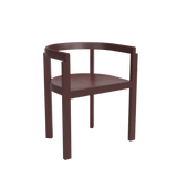 After stol, ask från Fritz Hansen - Burgundy - Jacobsen Plus