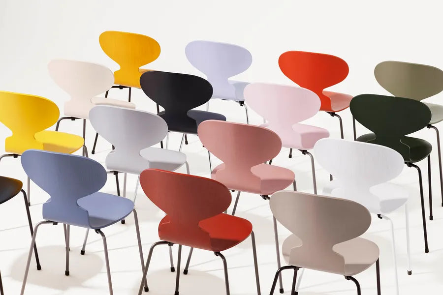3101 Myren Stol i färgad ask av Arne Jacobsen - 9 - Jacobsen Plus