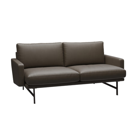 Lissoni Soffa, 2-sits 168 cm från Fritz Hansen - Christianshavn / Brown bronze - Jacobsen Plus