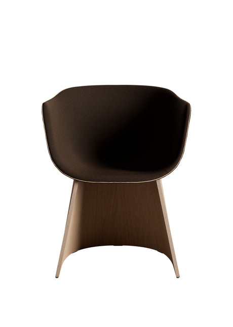 Fritz Hansen - Monolit Matstol med läderpasspoaler och fanerad Base - 2 - Jacobsen Plus