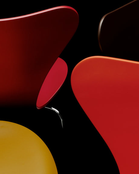 3107 Serie 7 Stol - Verner Panton 100 från Fritz Hansen - Orange - Jacobsen Plus