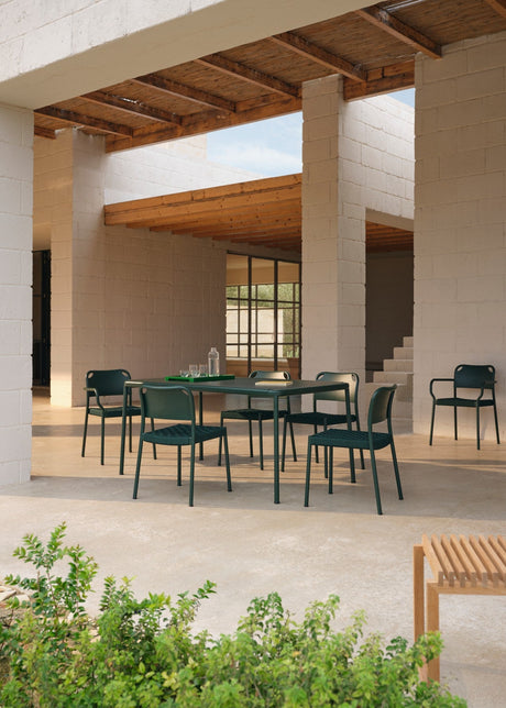 Vind Trädgårdsbord från Fritz Hansen - Hunter Green - Jacobsen Plus