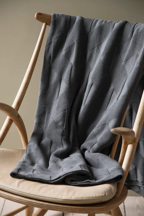 FJ Pattern Pläd från Architectmade - Blå - Jacobsen Plus