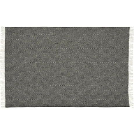 Silkeborg Uldspinderi - Fanø Pläd, svart, 140x240 cm - 2 - Jacobsen Plus