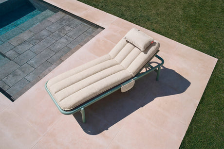 Sunbun Daybed från Fatboy - Terracotta / Stripe Orange Creme - Jacobsen Plus