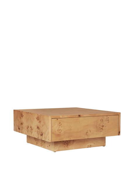 Burl Storage soffbord från Ferm Living - Dark Stained Burl - Jacobsen Plus