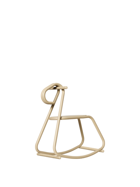 Lussi Rocking Horse – skulptural gunghäst från Ferm Living - Ros - Jacobsen Plus