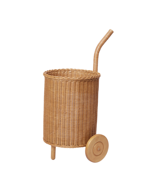 Tukki Trolley – naturlig rottingvagn från Ferm Living - Jacobsen Plus