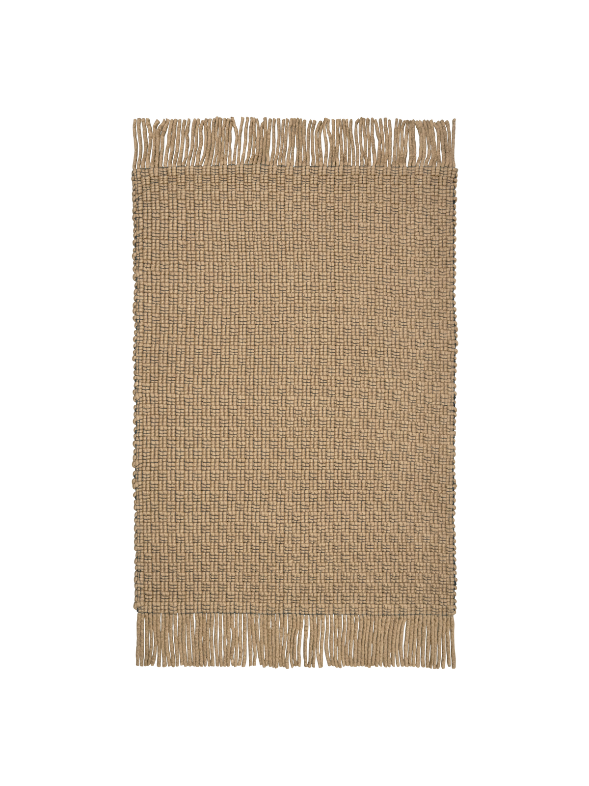 FermLiving Udo Rug matta, Tan/Svart - 170 x 240 cm - Jacobsen Plus
