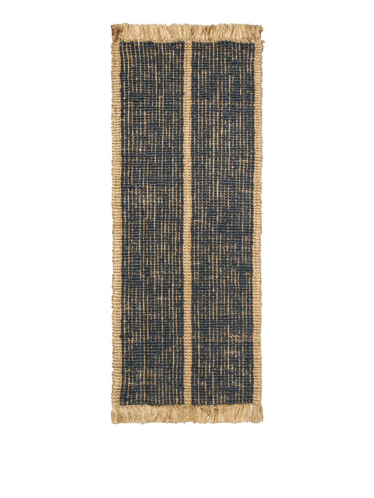 FermLiving Athens Stripes Runner Golvlöpare, Natur/Bläckblå - 1 - Jacobsen Plus
