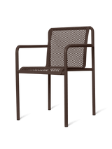 Dapple Trädgårdsstol med armstöd från Ferm Living - Dark Chocolate - Jacobsen Plus
