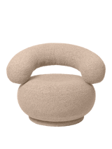 Orbo loungefåtölj från Ferm Living - Raw Bouclé - Natural - Jacobsen Plus